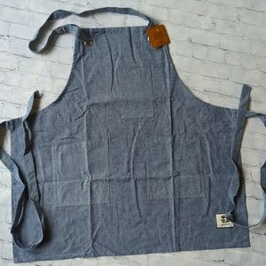 Blue Chambray Pantry Apron